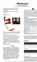 Hi-Force JCS Series Instrukcja obsługi