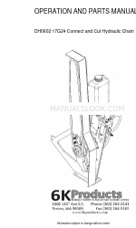 6K Products DH0602 Instrukcja obsługi i części