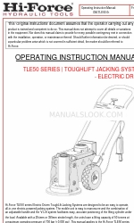 Hi-Force TLE50 Series Manual de instrucciones