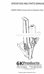 6K Products DH0605 Instrukcja obsługi i części