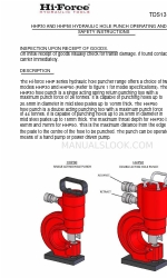 Hi-Force HHP30 Operating And Safety Instructions