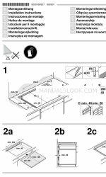 Gaggenau CX 480 110 Installation Instructions Manual