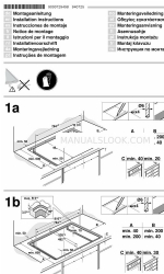 Gaggenau CX480 Handleiding voor installatie-instructies