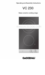 Gaggenau VC 230 Інструкція з експлуатації та монтажу