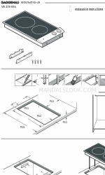 Gaggenau VE 230 934 Instruções de instalação