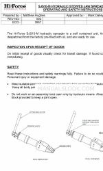 Hi-Force SJS10-M Betriebs- und Sicherheitshandbuch