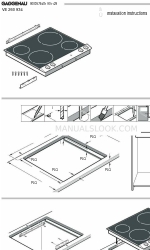 Gaggenau VE 260 934 Інструкція з монтажу