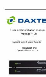 Daxten Voyager 100 Manual de uso e instalación