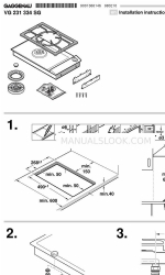 Gaggenau VG 231 334 SG Installatie-instructies