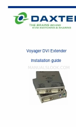 Daxten VOYAGER DVI EXTENDER Manual de instalação