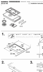 Gaggenau VG 231 HK Installation Instructions