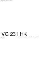 Gaggenau VG 231 HK 取扱説明書