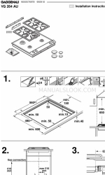 Gaggenau VG 232 234 AU Інструкція з монтажу