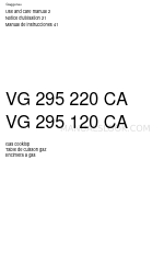 Gaggenau VG 264 220 CA Use And Care Manual