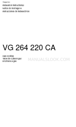 Gaggenau VG 264 220 CA Installation Instructions Manual