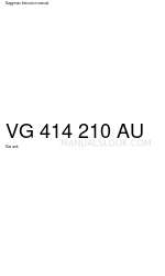 Gaggenau VG 414 210 AU Instrukcja obsługi