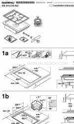 Gaggenau VG 414 210 AU Manual de instrucciones de instalación