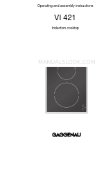 Gaggenau VI 421 Manual Petunjuk Pengoperasian dan Perakitan