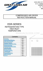 Great Lakes Air Products EDR-A1 series Manuel d'instruction