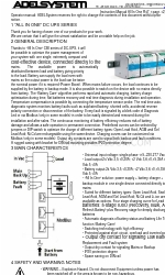 ADELSYSTEM ALL IN ONE CBI Series 取扱説明書