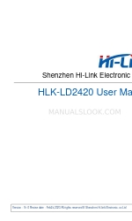 Hi-Link HLK-LD2420 Podręcznik użytkownika