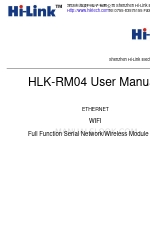 Hi-Link HLK-RM04 Benutzerhandbuch