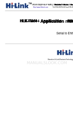 Hi-Link HLK-RM04 Uygulama Kılavuzu