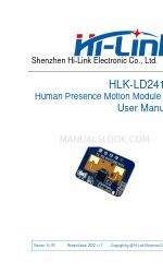 Hi-Link HLK-LD2410C 사용자 설명서