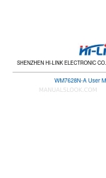 Hi-Link WM7628N-A Manual do utilizador