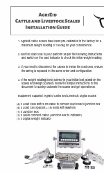 AgriEid Cattle Scales Installationshandbuch