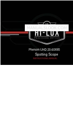 Hi-Lux Phenom UHD 20-60X85 Manuale d'istruzione