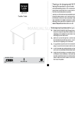 Great Little Trading Toddler Table Manual de inicio rápido