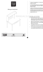 Great Little Trading Whittington Desk & Hutch Manual de instrucciones de montaje