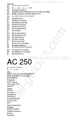 Gaggenau AC 250 Manuel d'instruction