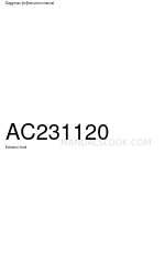 Gaggenau AC231120 Manuale di istruzioni