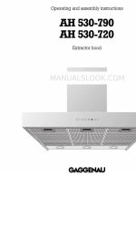 Gaggenau AH 530-790 Manual de instruções de funcionamento e montagem