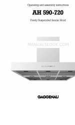 Gaggenau AH 590-720 Руководство по эксплуатации и сборке