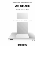 Gaggenau AH600990 Manuel d'utilisation et d'assemblage