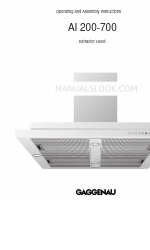 Gaggenau AI 200-700 Manuel d'utilisation et d'assemblage