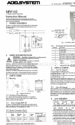 ADELSYSTEM MRF102 取扱説明書