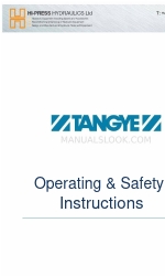 HI-PRESS TANGYE HYDRACLAW Operating And Safety Instructions Manual