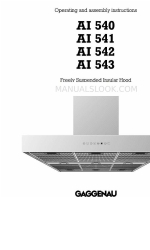 Gaggenau AI 540 Manual de instruções de funcionamento e montagem