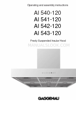 Gaggenau AI 541-120 Operating And Assembly Instructions Manual