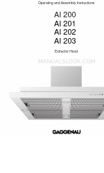 Gaggenau AI202100 Manual de instruções de funcionamento e montagem