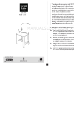 Great Little Trading Emily Doll's High Chair Manual