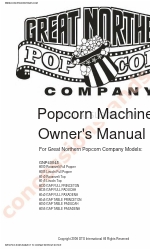 Great Northern Popcorn 6045 GAP TABLE PRINCETON Instrukcja obsługi