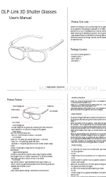 Hi-Shock DLP-Link 3D Shutter Glasses Panduan Pengguna