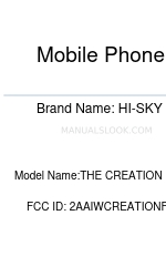 HI-SKY THE CREATION F10 Podręcznik użytkownika