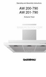 Gaggenau AW 540-720 Manuel d'utilisation et d'assemblage