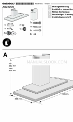 Gaggenau AW230120 Manuale di istruzioni per l'installazione